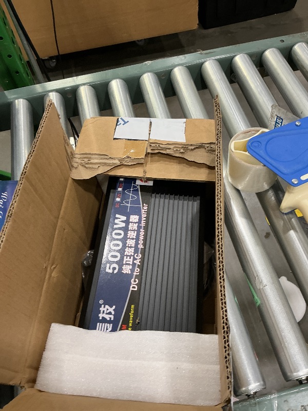 Photo 1 of *USED*
5000W Power Inverter 72V DC to 110V AC Converter with LED Display Dual AC Outlets Dual Fans Radiating for RV, Camp, Boat and Home Emergency Portable Pure Sine Wave Inverter (LED Screen, 5000W 72V)