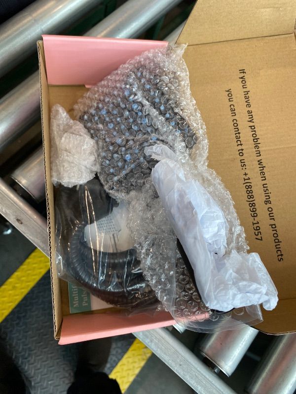 Photo 1 of ***MISSING PIECES*** Cobbe Filtered Shower Head with Handheld, High Pressure 6 Spray Mode Showerhead with Filters, Water Softener Filters Beads for Hard Water - Remove Chlorine - Reduces Dry Itchy Skin, Matte Black
