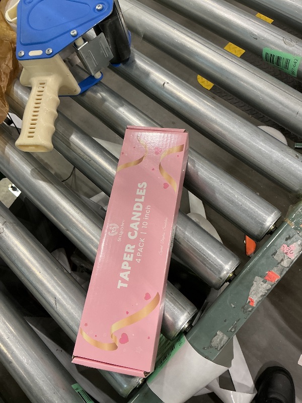 Photo 1 of 10 Inch Spiral Taper Candles for Home Decoration, 4 Pack Green-Gradient Candlesticks for Dinner Party Wedding Holiday Spring - Green Series