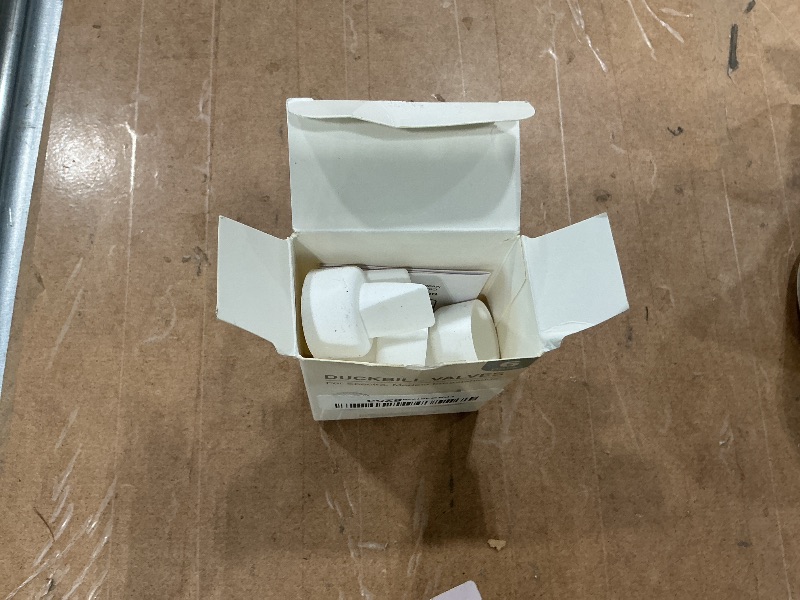 Photo 1 of [6-Count] Papablic Duckbill Valves, Replacement Milk Valves Compatible with Spectra S1 S2 and Medela Breast Pumps Accessories, BPA & DEHP Free, White