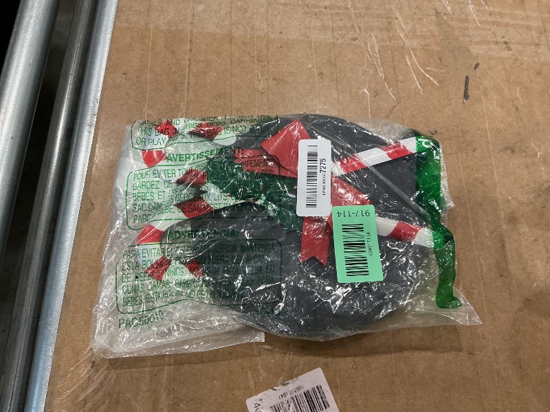 Photo 1 of ***MISSING ROD*** Honeydak Candy Cane Christmas Paper Towel Holder Metal Christmas Kitchen Decor Bathroom Accessories Rustic Candy Cane Dispenser Kitchen Paper Holder Stand for Countertop Toilet Home