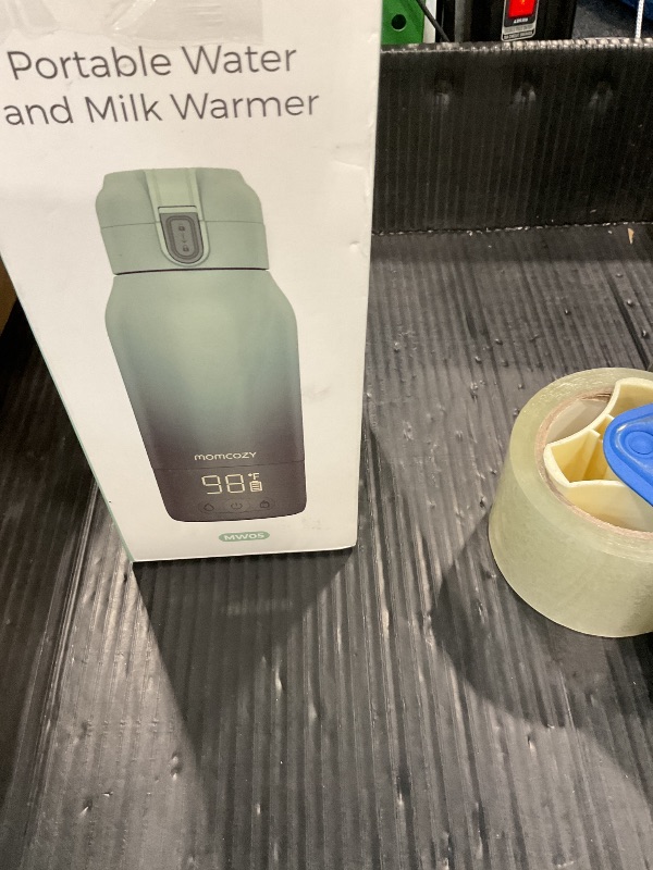 Photo 1 of **MAJOR DAMAGE**
Momcozy Portable Milk Warmer for Travel – Dual Heating Modes for Breast Milk & Water, Portable Bottle Warmer with Fast Heating & Long Battery Life, 17 Ounces Large Capacity to Meet Your All-Day Needs