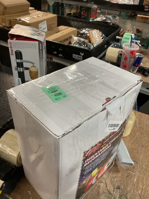 Photo 1 of EAONE 12FT Christmas Inflatable Outdoor Decoration, Christmas Blow Ups Yard Decorations Giant Inflatable Santa Claus Lying Flat with Built-in LED Lights for Yard, Garden, Lawn, Home Xmas Holiday Decor