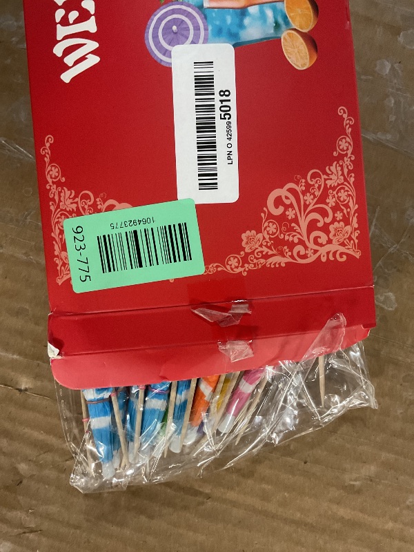 Photo 1 of ?150 PCS - 3 Styles?Cocktail Umbrellas Picks, Mini Drink Umbrella Toothpicks for Tropical Tiki Hawaiian Luau Party, Tiny Paper Parasol for Drink Garnish, Decoration, Beverage Sticks, Cupcake Topper.
