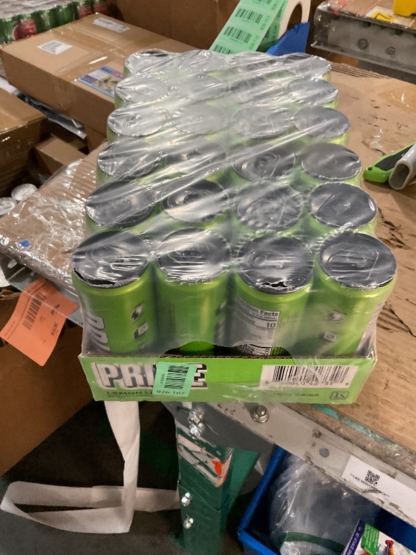 Photo 1 of (Best by: 09/03/25) PRIME Energy LEMON LIME | Zero Sugar Energy Drink | Preworkout Energy | 200mg Caffeine with 355mg of Electrolytes and Coconut Water for Hydration| Vegan | Gluten Free |12 Fluid Ounce | 24 Pack
