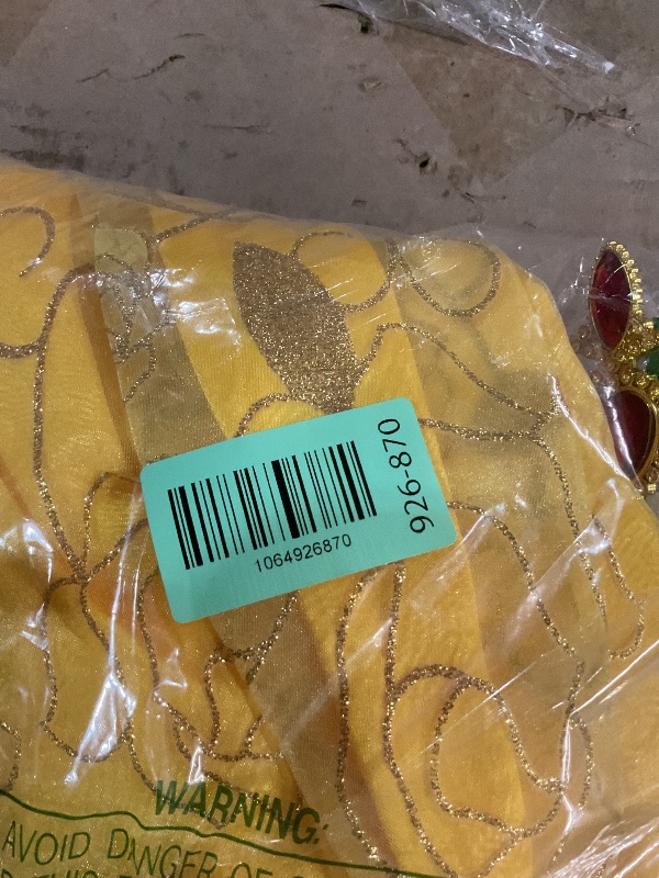 Photo 1 of ***(HEAVILY USED/ MINOR DAMAGE)***Avady Princess Dress for Toddle Girls Princess Costume Birthday Halloween Christmas Outfits Yellow 2T 3T