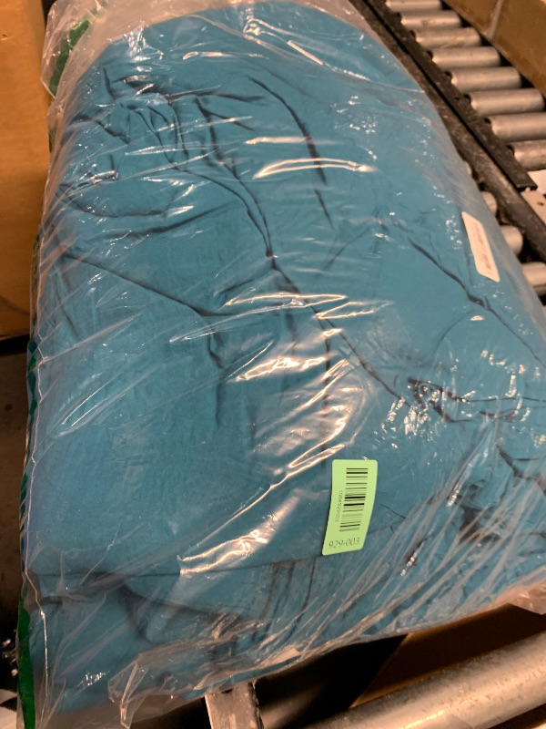 Photo 1 of Bedsure Queen Size Comforter Set, Teal Soft Prewashed Bedding for All Seasons, 3 Pieces GentleSoft™ Warm Down Alternative Bed Set, 1 Lightweight Comforter (90"x90") and 2 Pillowcases (20"x26")