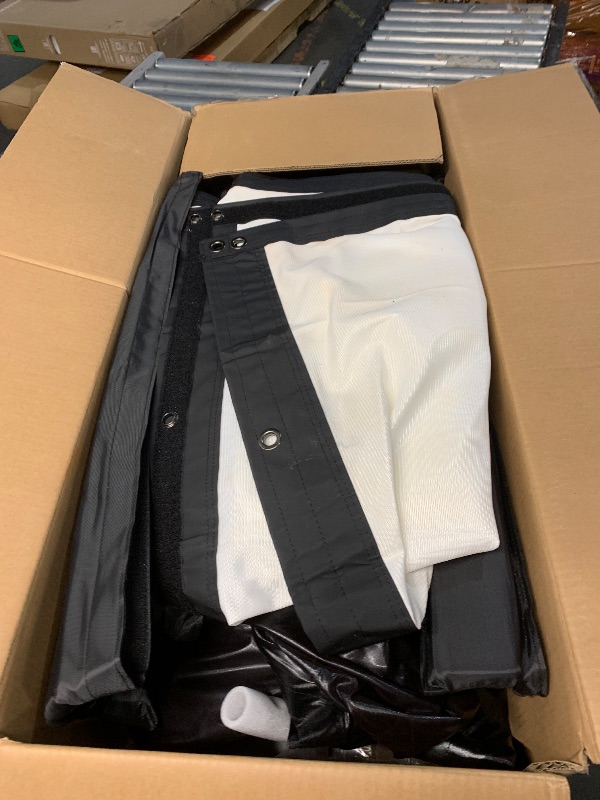 Photo 3 of GoSports 10 x 8 ft Golf Simulator Enclosure Net - Complete Set with Frame and HD Impact Screen Kit