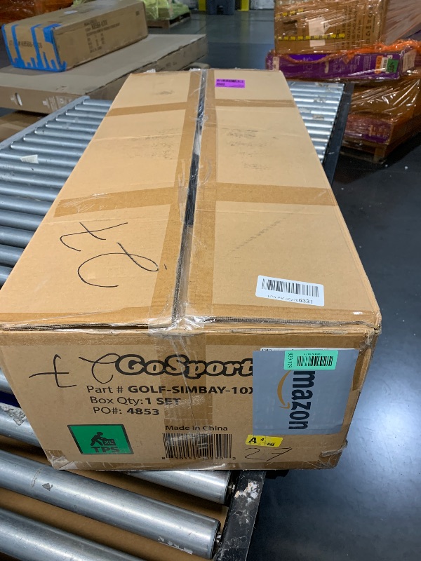 Photo 2 of GoSports 10 x 8 ft Golf Simulator Enclosure Net - Complete Set with Frame and HD Impact Screen Kit