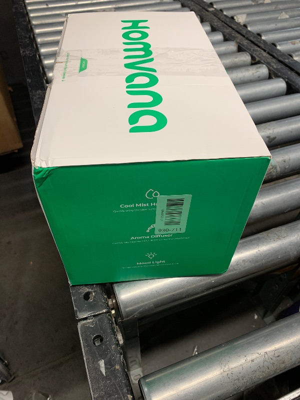 Photo 1 of Homvana Small Humidifiers for Bedroom - 2 Packs 1.5L Cool Mist Top Fill Humidifier for Baby Nursery, Essential Oil Diffuser, 3 in 1 for Home Plants Offices and Grow Tents, 7 Color Lights, Ultrasonic