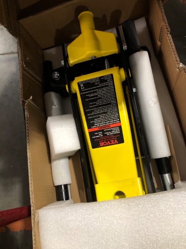 Photo 1 of VEVOR 3 Ton Low Profile Floor Jack for All Terrain Vehicles, Heavy-Duty Steel Racing Jack with Quick Lift Pump, 5.12"-20" Lifting Range, 3.0 tons