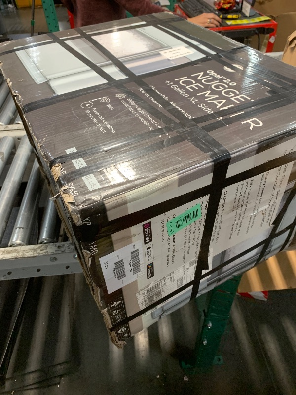 Photo 1 of GE Profile Opal 2.0 Ultra Nugget Ice Maker with Scale Inhibiting Filter, Scoop Included, 38 lbs in 24 Hours, Pellet Ice Machine with WiFi & Smart Connected, Stainless Steel