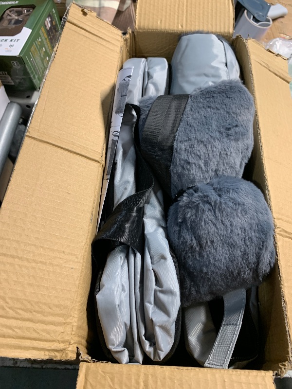 Photo 1 of ***(MISSING PARTS)***Center Console Dog Car Seat for Small Dogs, Pet Puppy Car Seats with Soft Cushion Safety Belt, Pet Bed for Cars, Washable Cat Carseats, 1 Dog Booster Cars Seats for Dogs Small 5-15 lbs(Black)