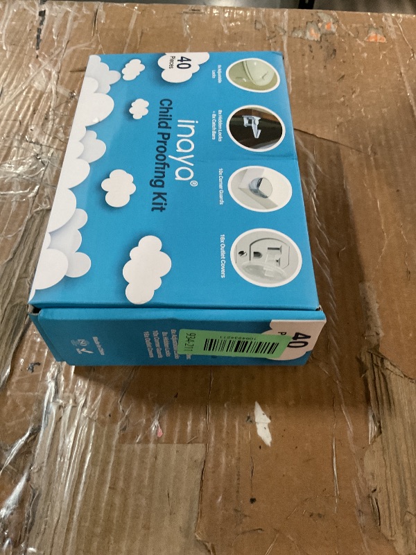 Photo 1 of **** INCOMPLETE SET , MISSING SOME *** Inaya Complete Baby Proofing Kit - Child Safety Hidden Locks for Cabinets & Drawers, Adjustable Safety Latches, Corner Guards and Outlet Covers - Baby Proof Pack to Keep Your Child Safe at Home
