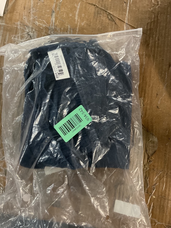 Photo 1 of Amazon Essentials Women's Linen Blend Drawstring Relaxed Fit Wide Leg Pant (Available in Plus Size), Navy, X-Large