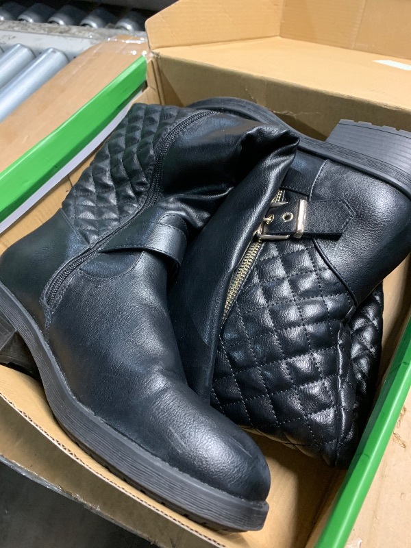 Photo 1 of (see all images) Jeossy Women's Black Riding Boots, Knee High Boot, 945 Size 9.5 US - Knitting Wool Calf (DJY945 Black 10)