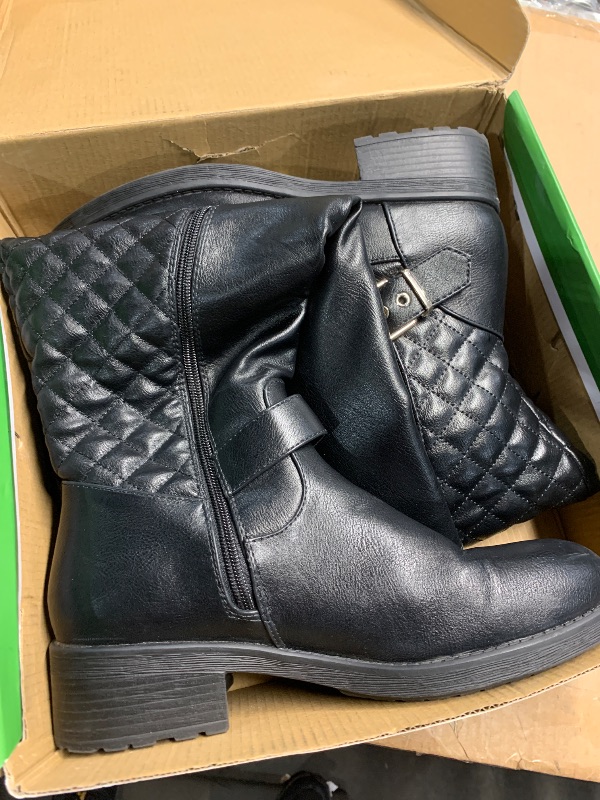 Photo 1 of (see all images) Jeossy Women's Black Riding Boots, Knee High Boot, 945 Size 9.5 US - Knitting Wool Calf (DJY945 Black 10)