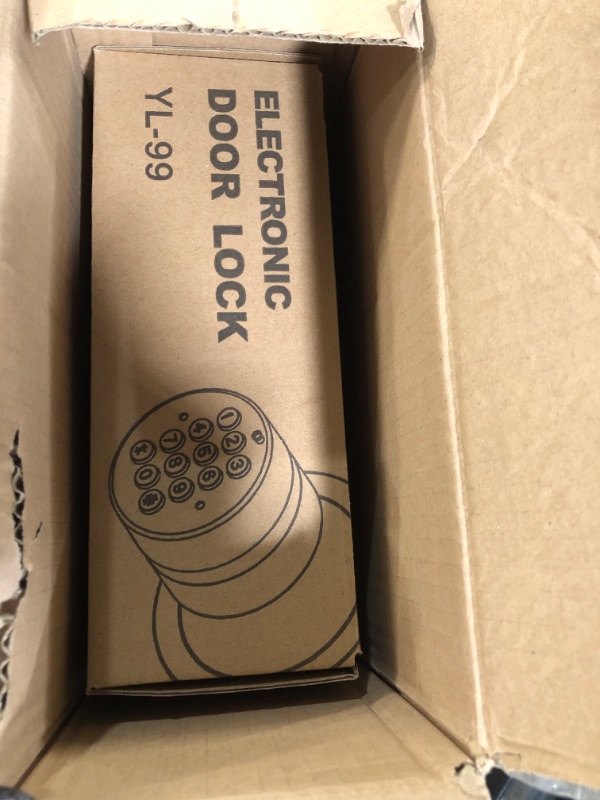 Photo 1 of (ONLY 2) Signstek Keyless Digital Electronic Entry Security Safety Door Lock Locker (Satin Nickel 3 Pack)