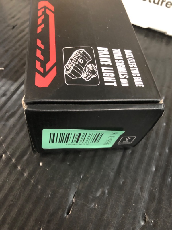 Photo 1 of [For Cargo Rack] ONVIAN Smart Bike Tail Light with Turn Signals for Rear Bike Rack Mounting, Rechargeable Auto-Sensing Bike Turn Signals Light Alarm, Waterproof Bike Accessories for Adult Kids Cycling