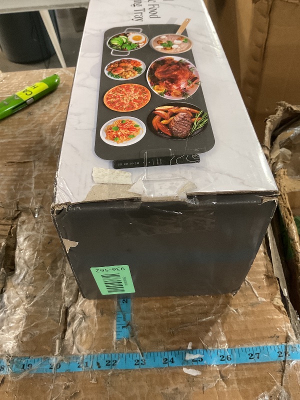 Photo 1 of ?????? Warming Mat for Food XXL 37”x15” Food Warming Mat 10s Fast Heating Pad with APP Control Electric Warming Tray for Parties Buffet 99h Timer Portable Countertop Food Warmer Christmas Gift