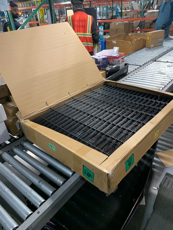 Photo 1 of ** SEE NOTES *** Land Guard 20-Panels No Dig Decorative Fence 40 in(H) x 50 ft(L), Tall Garden Fence Animal Barrier, Removable Fence for Garden, Rustproof Metal Animal Barrier Ground Stakes Fencing ** Missing middle stakes ***