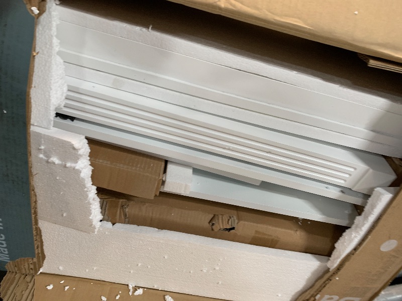 Photo 1 of ******DAMAGED - SEE NOTES/PICTURES***

Sweetcrispy 30" Bathroom Vanity with Sink, Bathroom Storage Vanity Sink with 1 Door&3 Drawers, Farmhouse Wooden Free Standing Bathroom Cabinet with Sink, Easy Assembly, NO Mirror Faucet (White)