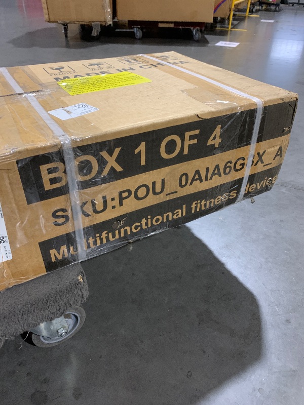 Photo 1 of ***PARTIAL SET***BOX 1 OF 4***TRUCK/TRAILER PICKUP ONLY***
GarveeLife Home Gym Equipment Machine, Full Body Workout Machine with 150 LBS Weight Stack,