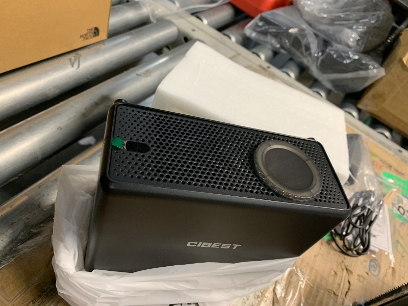 Photo 1 of ***STOCK PHOTO FOR REFERENCE ONLY***CiBest Mini Projector with WiFi and Bluetooth, Compatible with Netflix/YouTube/PrimeVideo, Electric Focus & Keystone, Short Throw Full HD 1080P Supported, Portable Outdoor/Indoor Use