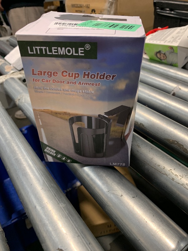 Photo 1 of ***STOCK PHOTO FOR REFERENCE ONLY***LITTLEMOLE Large Car Door Cup Holder, Vehicle Armrest Cup Holder, Drink Holder for Truck