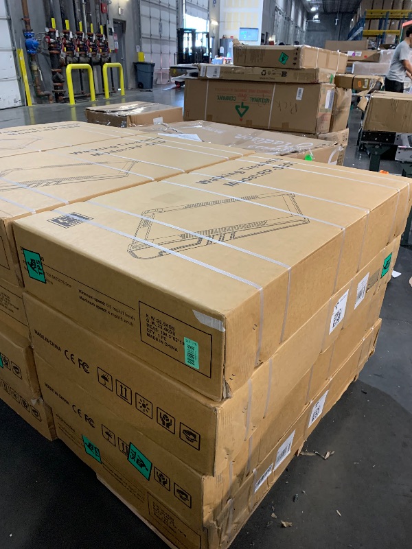 Photo 1 of Repower Small Walking Pad for Home and Office, Portable Under Desk Treadmill with Fixed 7% Incline and Adjustable 2% Incline, 300LBS Capacity—Orange