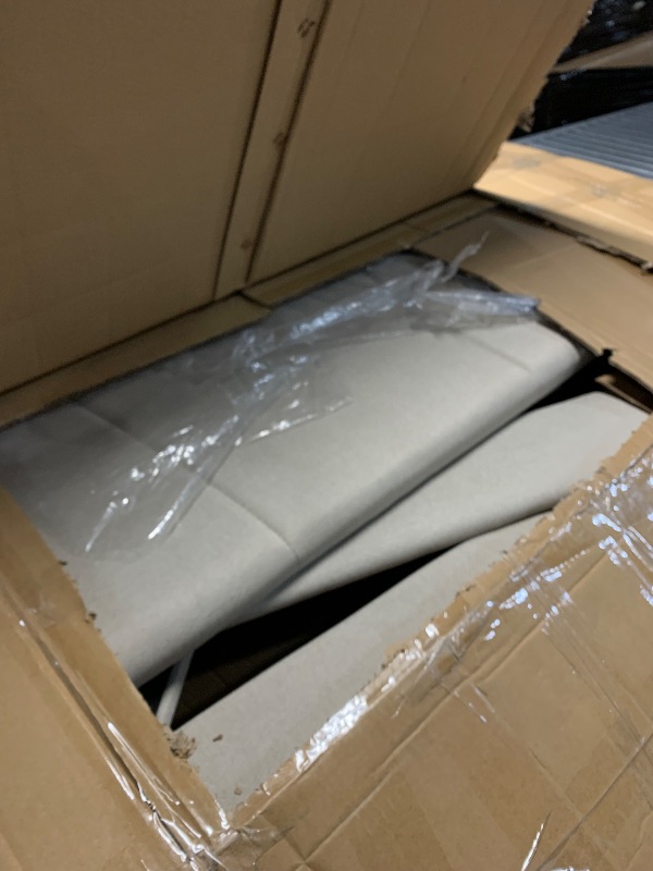 Photo 1 of ***STOCK PHOTO FOR REFERENCE ONLY***Novilla Queen Bed Frame with Headboard, Bed Frame Queen Size with Wood Slats Support,Linen Upholstered Adjustable Headboard, No Box Spring Needed, Heavy Duty Feet, Easy Assembly, Beige