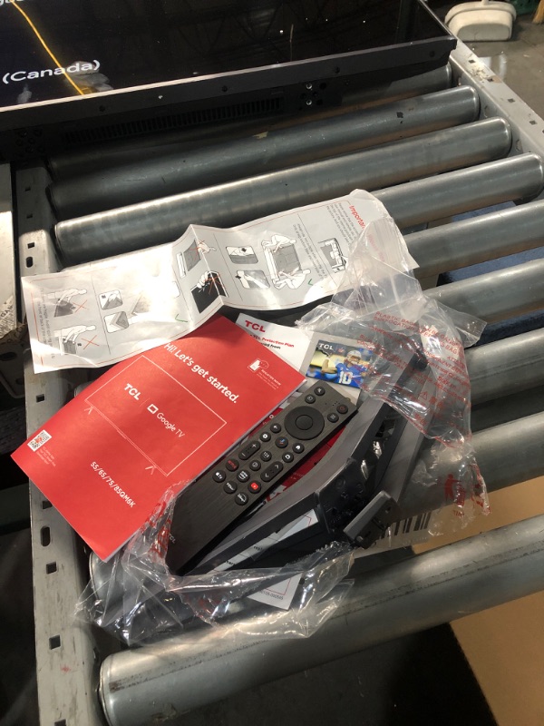 Photo 1 of **screen turns on but is popping up from the side seem **TCL 75 Inch Class QM7K Series | Mini LED QLED 4K HDR | 75QM7K, 2025 Model | 120HZ-144HZ Anti Reflective Screen Smart Google TV Dolby Atmos Onkyo Audio | Voice Remote Alexa Gaming Streaming Televisio