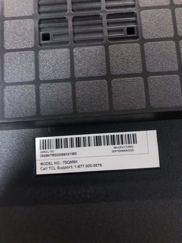 Photo 1 of **screen turns on but is popping up from the side seem **TCL 75 Inch Class QM7K Series | Mini LED QLED 4K HDR | 75QM7K, 2025 Model | 120HZ-144HZ Anti Reflective Screen Smart Google TV Dolby Atmos Onkyo Audio | Voice Remote Alexa Gaming Streaming Televisio