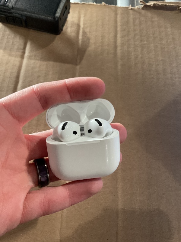 Photo 1 of ***(PARTS ONLY/ NON Functional)***Apple AirPods 4 with Active Noise Cancellation (Renewed)