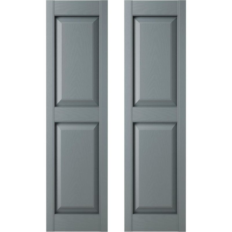 Photo 1 of 14"W x 56"H Mid-America Vinyl, TailorMade Four Board Joined (3 Batten), Board-n-Batten Shutters, w/Installation Shutter-Lok's (Per Pair), 385 - French Roast