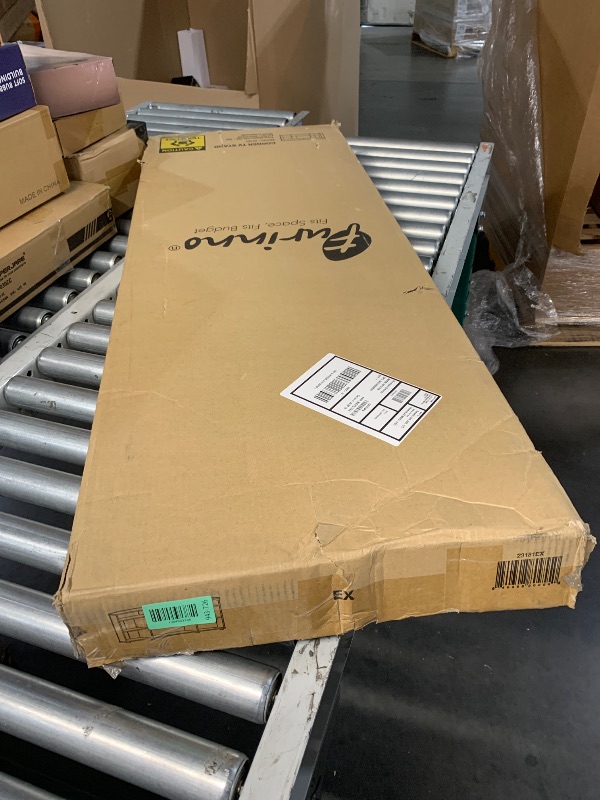 Photo 1 of ***DAMAGE - SEE NOTES***
Furinno Jensen TV Stand, Corner Entertainment Center, TV Console for TV up to 55 Inch, for Living Room, Bedroom, Espresso