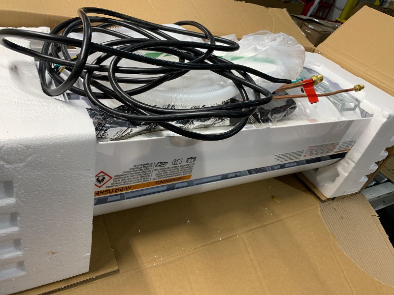 Photo 1 of **UPPER UNIT ONLY** Waykar 12000BTU Wifi Enabled Mini Split Air Conditioner & Heater with Inverter, 20.0 SEER2 Cools up to 750 Sq. Ft, Compatible with Alexa, 208&230V Wall-Mounted Ductless AC Unit