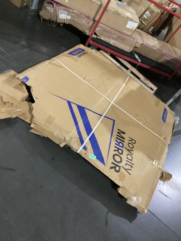 Photo 1 of *** truck/trailer pick up only Royalty 60" Inch Round Tempered Glass Table Top – Clear Table Top Glass – Useful for Replacement, Tabletop Protector, Patio, Dining, Coffee, Desks - 1/2" Thick Beveled Edge