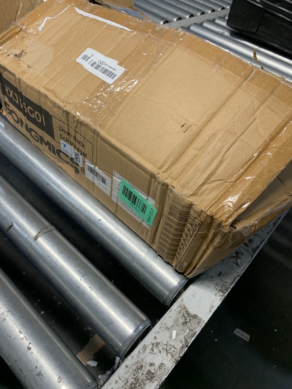 Photo 1 of ***STOCK PHOTO FOR REFERENCE ONLY***SONGMICS 10-Tier Shoe Rack, Shoe Storage Cabinet with Dustproof Cover, Free-Standing Shoe Storage Organizer for Closet, Entryway, Hold 40-50 Pairs of Shoes, for Sneakers, High Heels, Gray URXJ36G