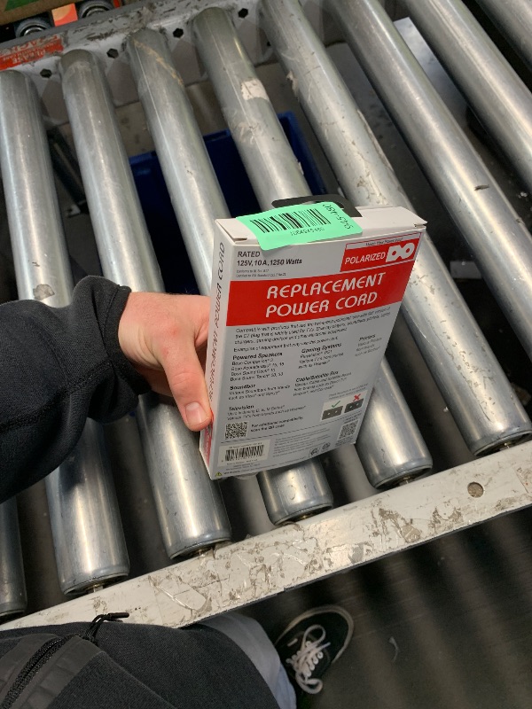 Photo 1 of 10-ft Replacement Polarized Power Cord, Works with VIZIO and Hisense TVs, DirecTV, Verizon, and Comcast Cable Boxes, VIZIO and Sanyo Soundbars, Blu-Ray and DVD Players,