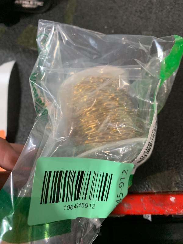 Photo 1 of [33 Ft] Stainless Steel Paperclip Chains Roll, 3mm Width 18K Gold PVD Plated Stainless Steel Oval Link Chains Spool Bulk for Jewelry Making