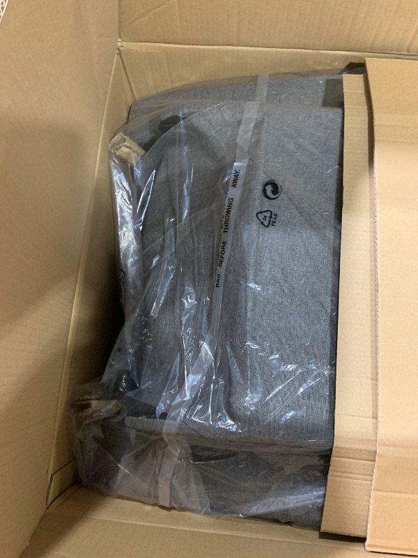 Photo 1 of ***FACTORY SEALED***BestMassage | Recliner Chair | with 2 Point Massage Function | Textile Grey | with Lumbar Support, Adjustable Push Back, Footrest & Padded Seat | Easy Assembly | for Living Room, Home Theatre