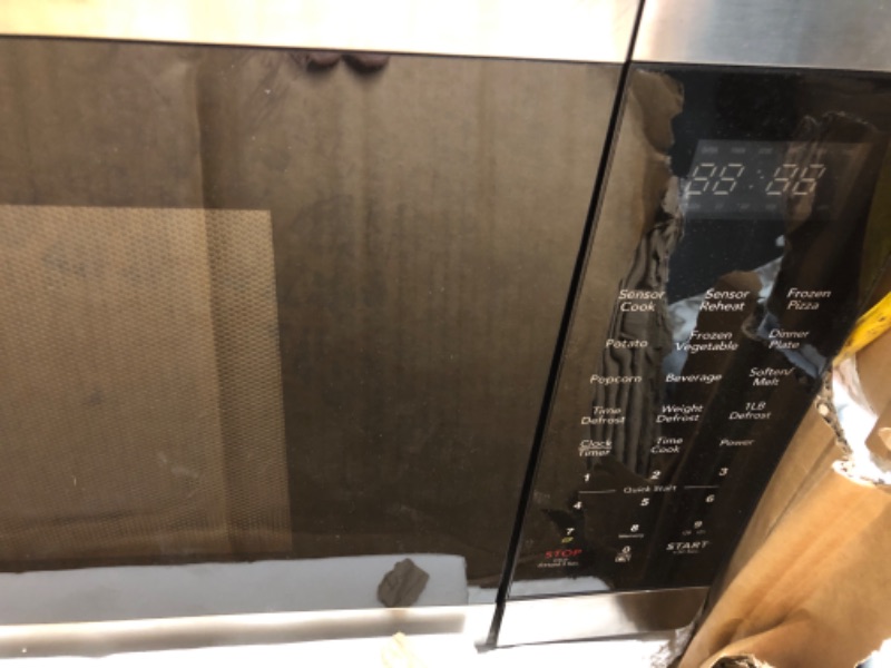 Photo 1 of ***DAMAGED - SEE NOTES/PICTURES*** FRIGIDAIRE 2.2 Cu. Ft. Stainless Steel Microwave Oven, Multi Function, Programmable, 1,200 Watts