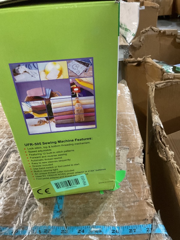 Photo 1 of Verdanika Beginner Sewing Machine, 12 Built-in Stitches with Foot Pedal, 2-Speed Control, Portable Mini Sewing Machine for Home Travel Use & Sewing Enthusiasts (black)