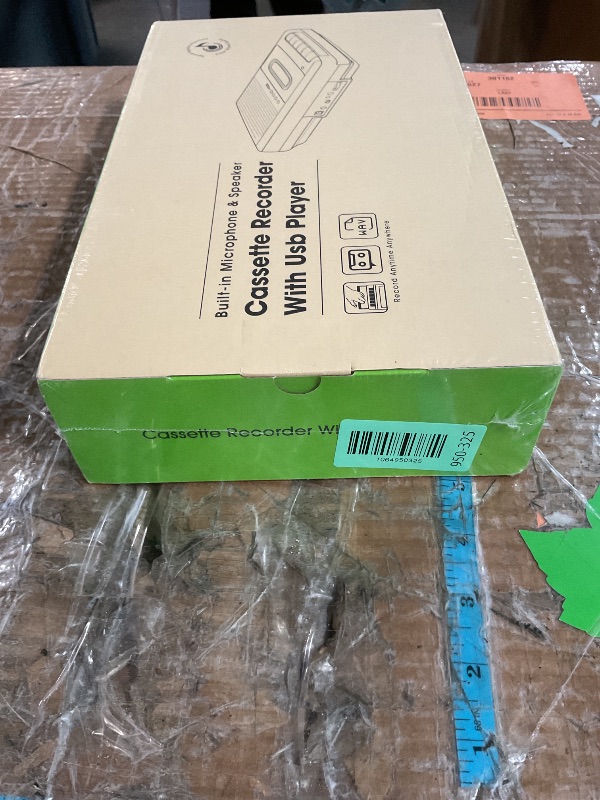 Photo 1 of *** Factory sealed Portable Cassette Player,Digital Cassette Recorder – Portable Tape Player with Stand-Alone Microphone, Built-in Speaker, Retractable Handle, 3.5MM Headphone