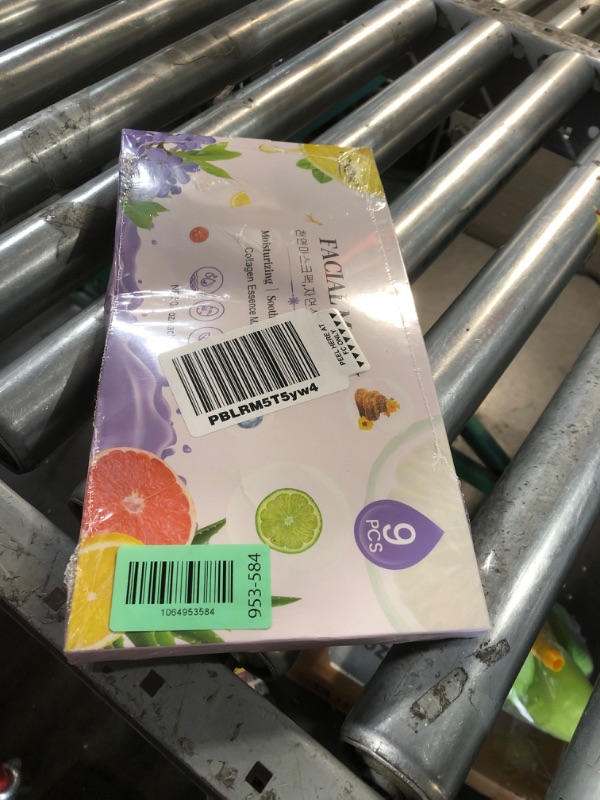 Photo 1 of ***FACTORY SEALED***KONEUK 9 Pack Collagen Face Masks Skincare for Women, Hydrating Sheet Face Masks Suitable for All Skin Types, Bulk Facial Masks for Women Skin Care, Face Mask Gifts Set for Spa Party
