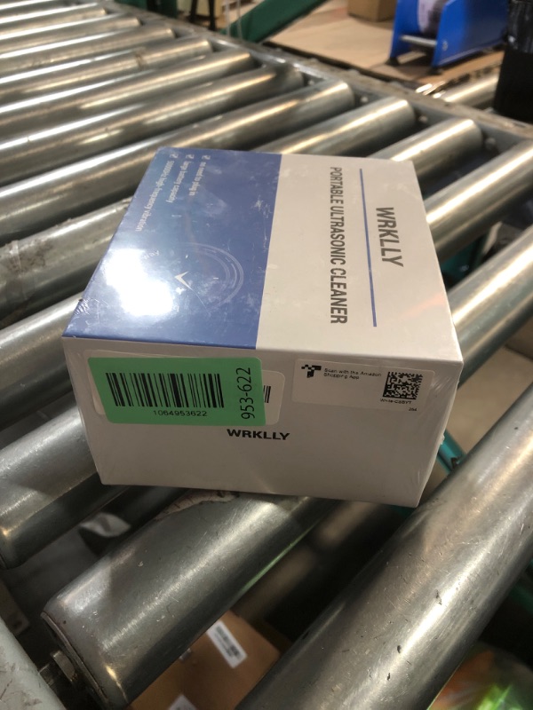 Photo 1 of ***FACTORY SEALED***Wrklly Rechargeable Ultrasonic Retainer Cleaner Machine | 50kHz 1.9 inch Ultra-Thin Portable | Night Guard Aligners Jewelry |6pcs Cleaner Tablets Included | Quick & Deep Clean Modes | Oral Dental Care