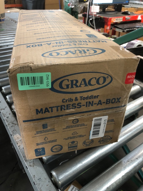 Photo 1 of **** MATTRESS FOR A CRIB OR TODDLE BED****Graco Wilfred Crib and Mattress Nursery Essentials Pack (Pebble Gray) – GREENGUARD Gold Certified Baby Crib & Crib Mattress, Cribs with Mattress Included, Convertible Crib, Baby Mattresses for Crib