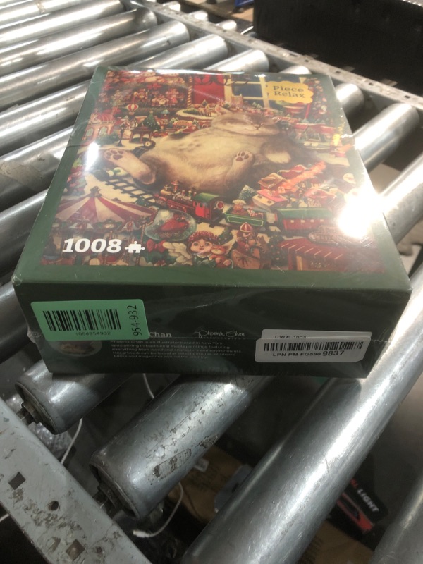 Photo 1 of ***FACTORY SEALED***PieceRelax Plastic Jigsaw Puzzle for Adults 1000 Pieces - Phoenix Chan - Christmas Eve Gift - 25.2 X 18.9 Inches, Most Satisfying Table Games, No Glue Needed [U1035]