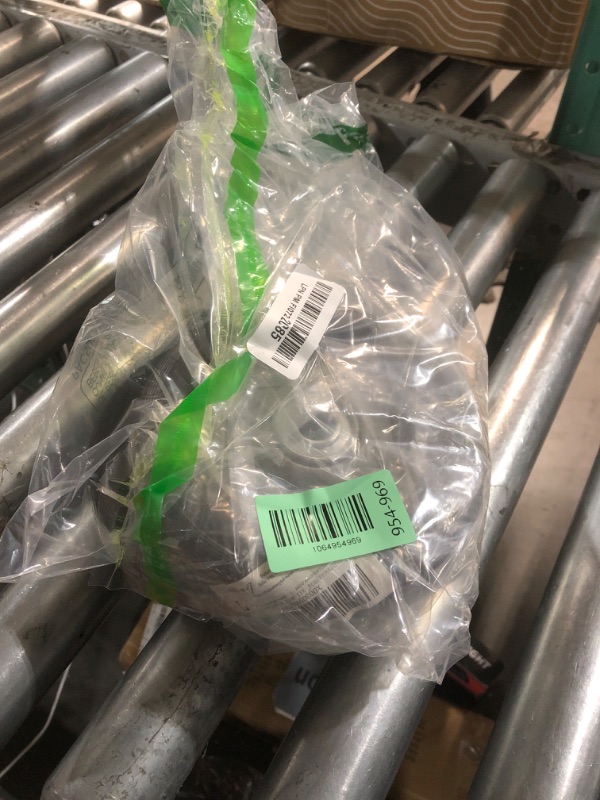 Photo 1 of (2-Pack) AR-PRO 6” x 1.5” Flat Free Solid Rubber Wheel Assemblies - Replacement Hand Truck Wheels with Ball Bearings and 5/8” Bore Hole Diameter - Heavy-Duty Solid Rubber Wheels 132 lbs Load Capacity